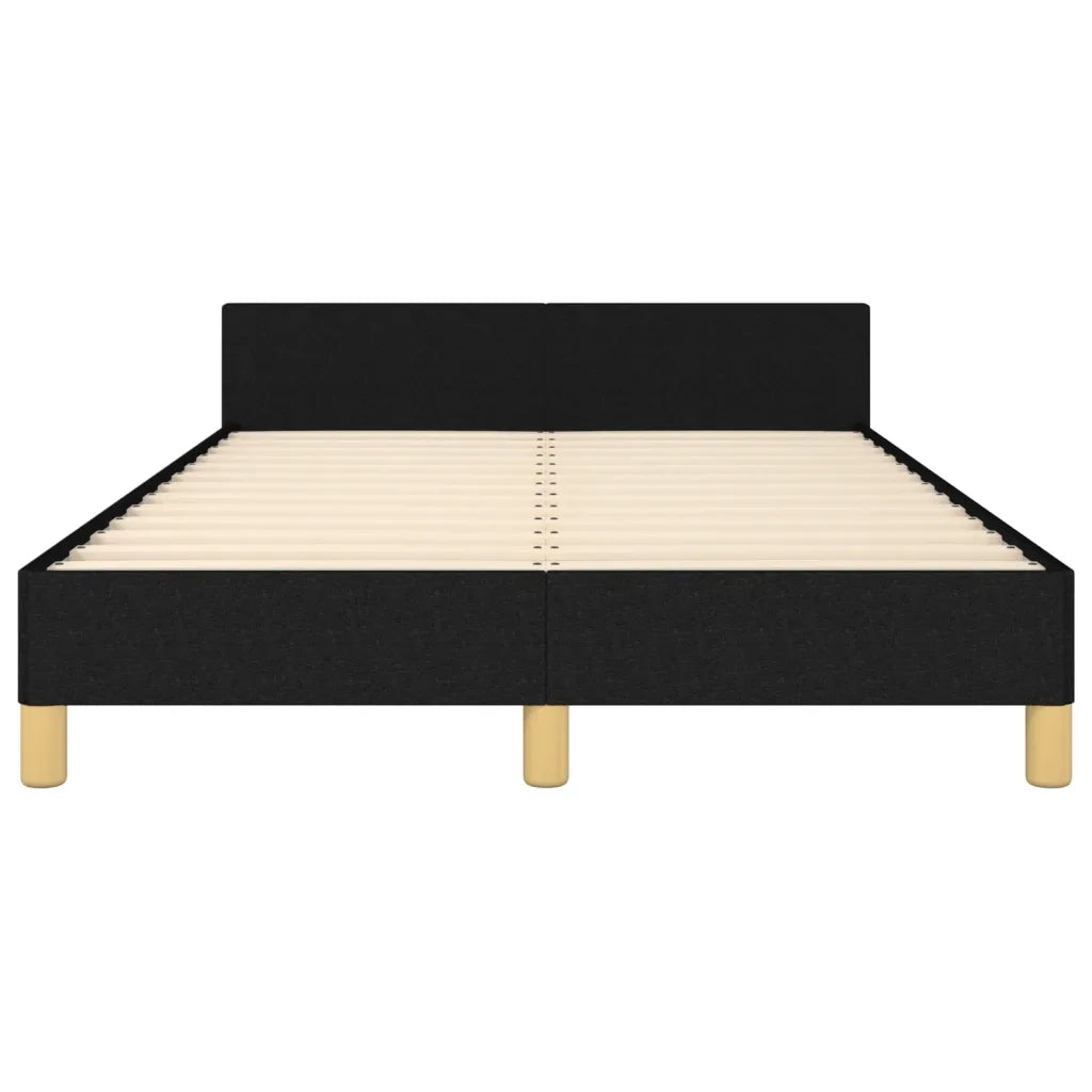 Giroletto con Testiera Nero 120x200 cm in Tessuto cod mxl 60310