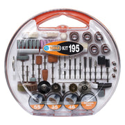 1cf accessori per mini trapano in kit kit 195 pezzi cod:ferx.5107068nlm
