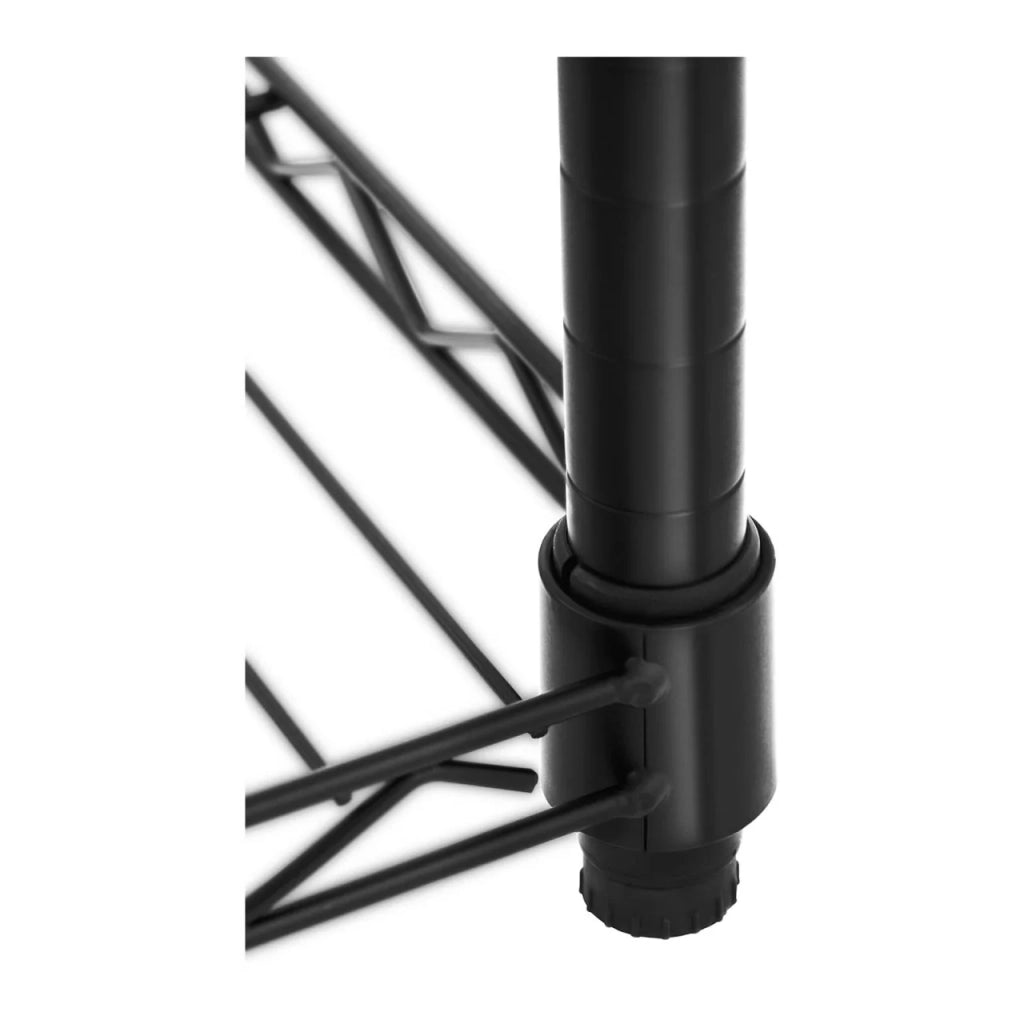 Appendiabiti con 2 aste 120 x 45 x 199,5 cm 200 kg metallo nero 14_0000314