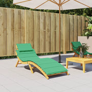 Cuscino per Lettino Verde 186x58x4 cm in Tessuto Oxford 314163