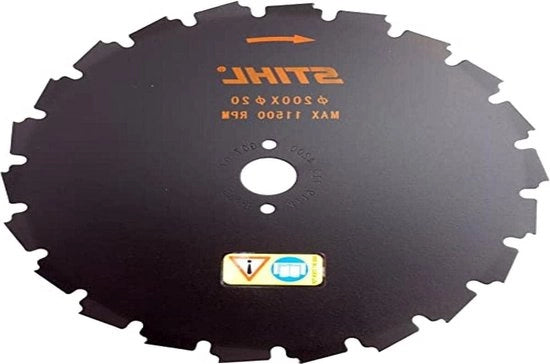 Lama circolare con denti a sega 200 mm 20 mm per FS 260-490 multicolore - adatta per la lavorazione del legno