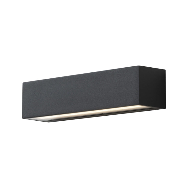 WILLY Applique Biemissione con attacco E27, Potenza 15W, IP54, Struttura Antracite in Alluminio pressofuso - Rossini Illuminazione