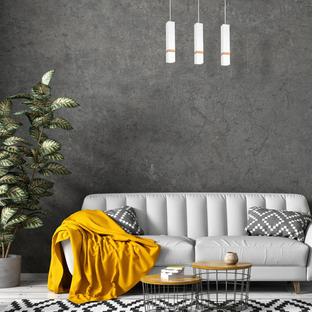 Lampadario sospeso Milagro Vidar 3xGU10 35W bianco