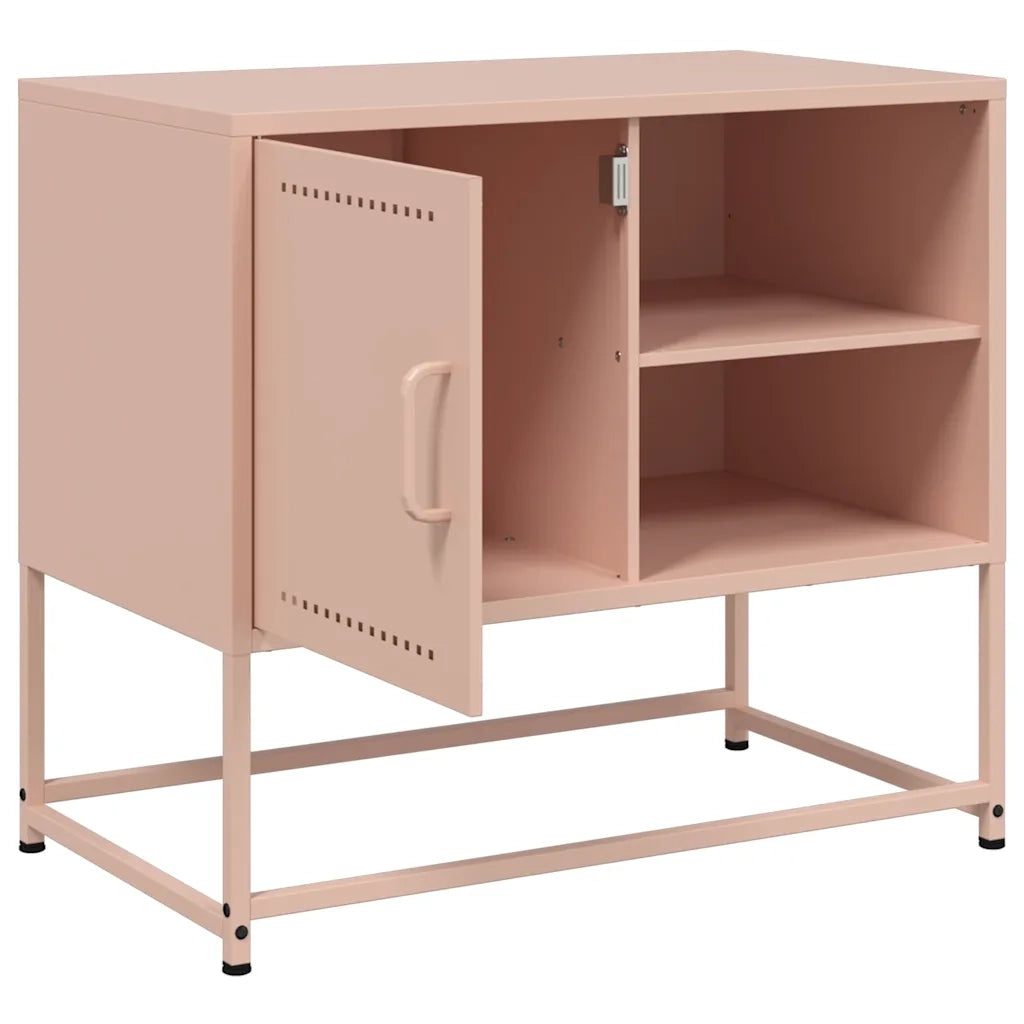 Mobile TV | Armadietto TV | Mobile Porta TV Rosa 68x39x60,5 cm in Acciaio