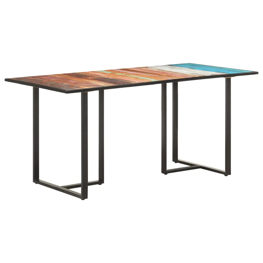 Tavolo da Pranzo 160 cm in Legno Massello di Recupero 320694