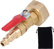 Adattatore di scarico invernale per tubi 1/4 pollici - Connettore rapido maschio - Accessori di invernalizzazione per irrigazione di giardino - Connettori per barche da diporto.