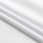 Tavolino con tovaglia di poliestere facile da pulire rettangolare 150 x 300 cm bianco liscio