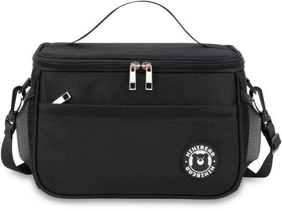 Borsa da picnic portatile 6,4L / 9L con cinturino per spalla, zaino isolato pieghevole per lavoro, viaggio, ufficio, picnic