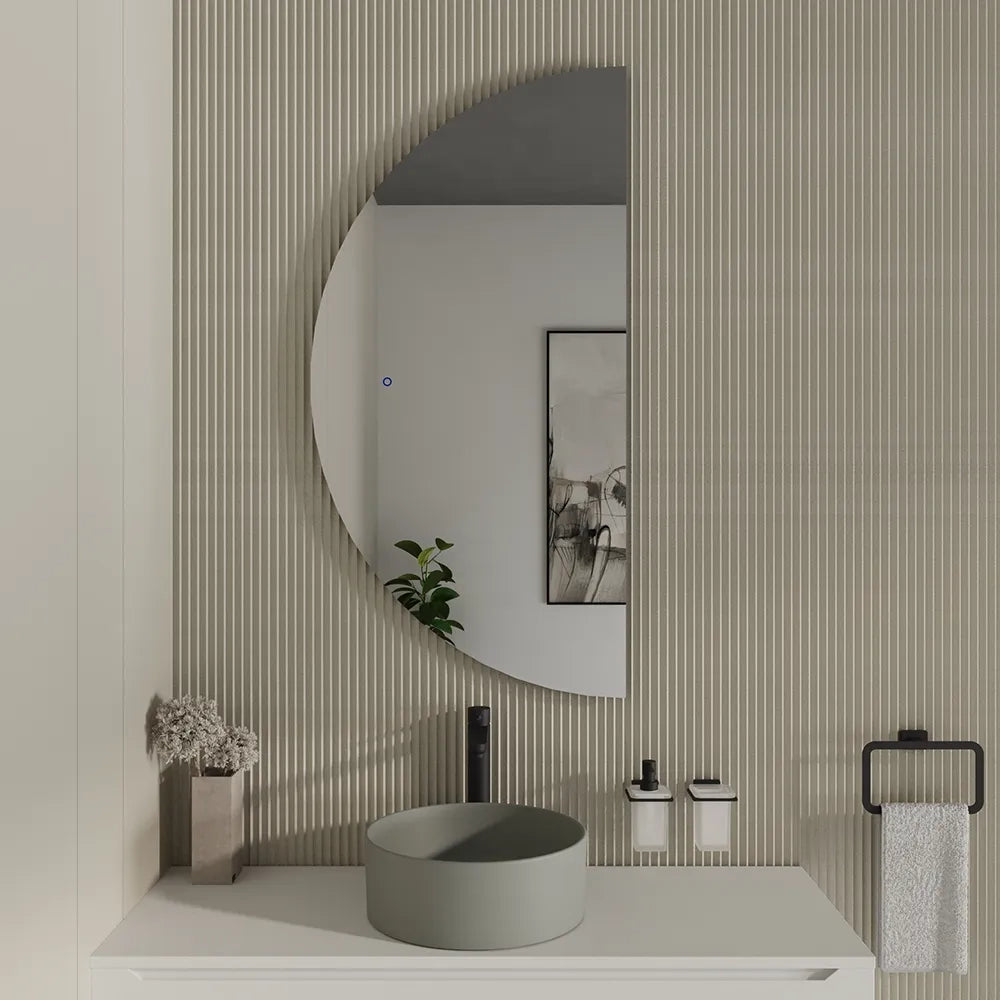 Specchio led 50x100 cm retroilluminato touch screen luce neutra | Luna