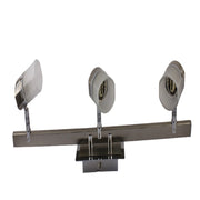 Stecca 3 faretti con vetro G9 MAX 3X40W - serie caracas Aleyay