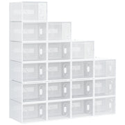 Cassettiera modulare 18 cubi ¨C zephmum ¨C bianco e trasparente