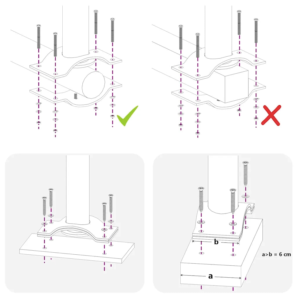 Tenda da Sole Laterale Retrattile 120 x 300 cm Grigia 45189