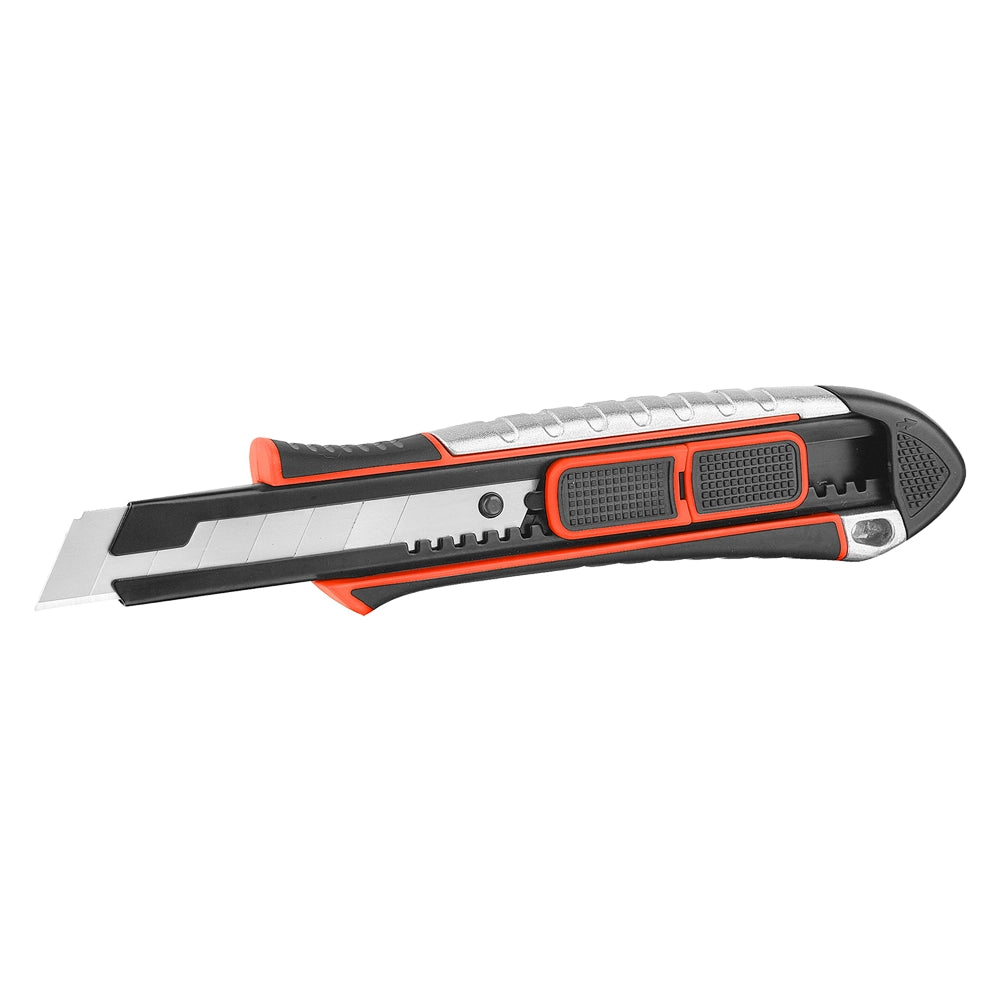 CUTTER AUTOBLOCCANTE 'UNK 2 IN 1' lama mm 18 - corpo lega di zinco  - UNIKO