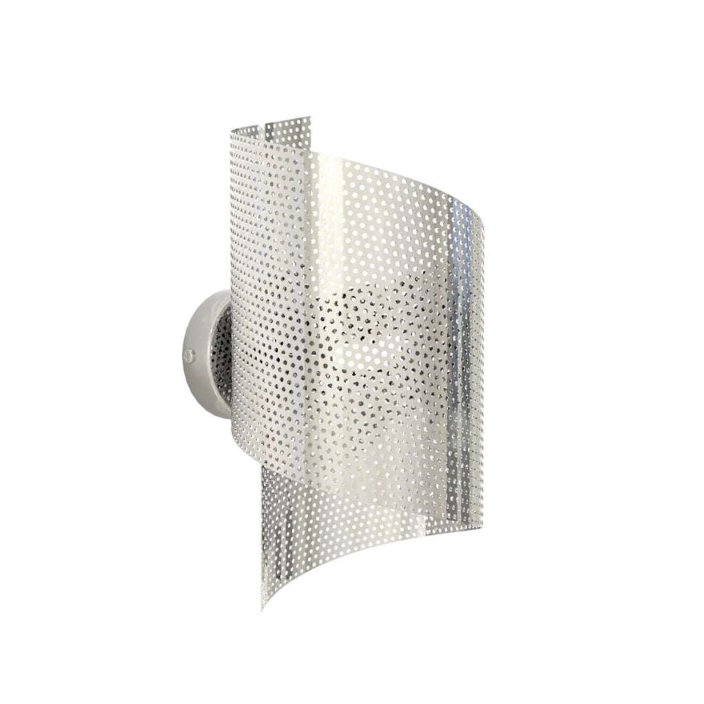 Applique Spiral in acciaio cromato