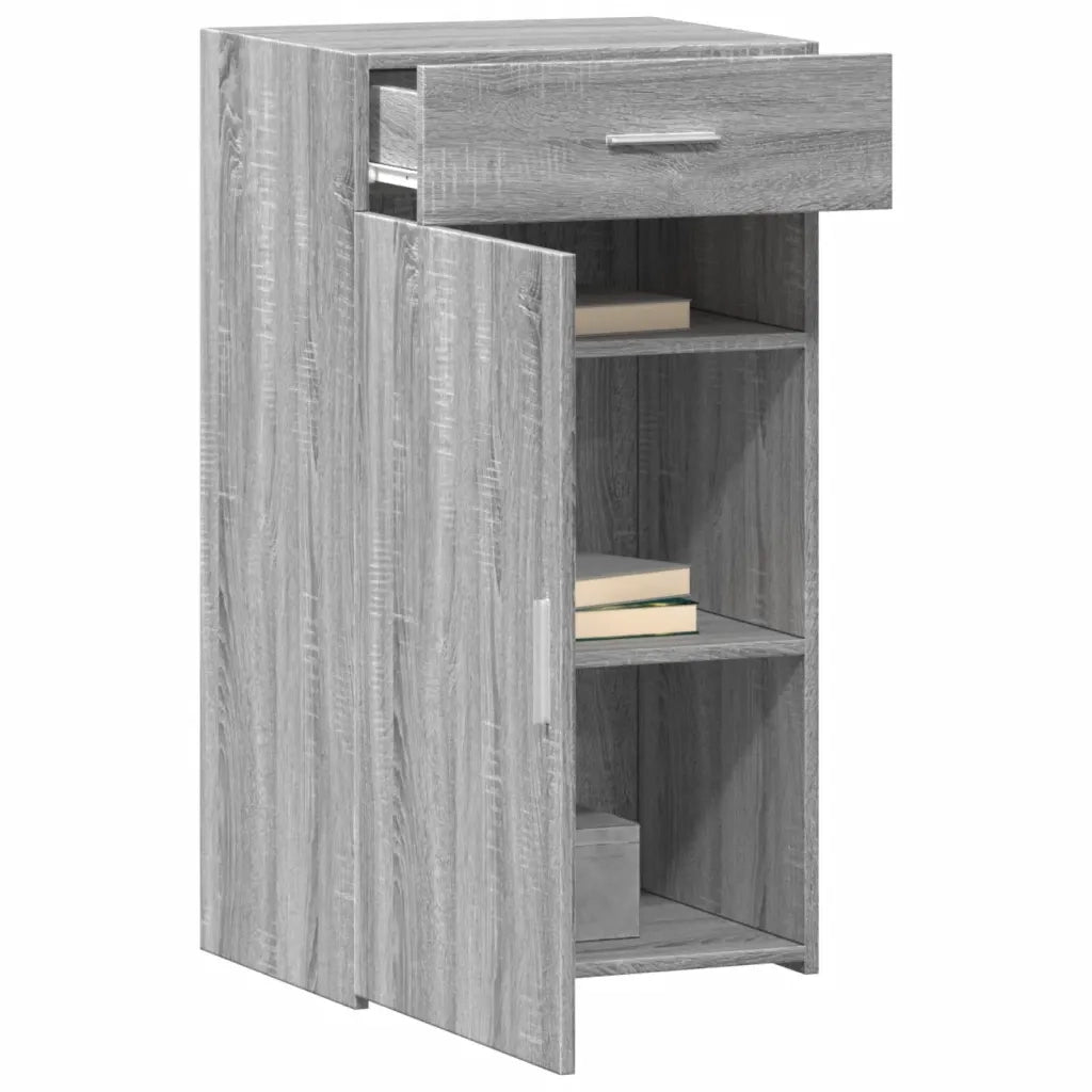 Credenza-Buffet-Armadio da cucina Grigio Sonoma 50x42,5x93 cm in Legno Multistrato 954485