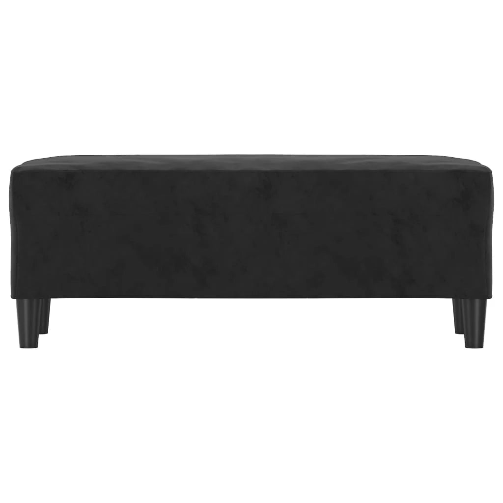 Panca/panca 100 x 35 x 41 cm velluto nero 02_0010557