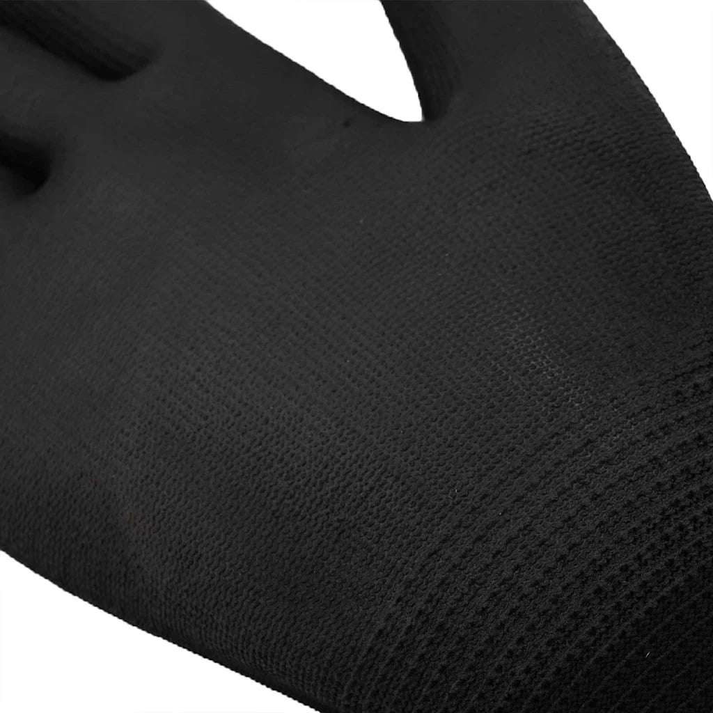 Guanti da Lavoro 24 pcs Nero 8 / m Poliestere 42020713