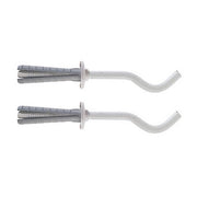 2 PZ MENSOLE PER RADIATORI IN GHISA TF 7  FISCHER- 100 Bianca- FISCH- pezzi 1