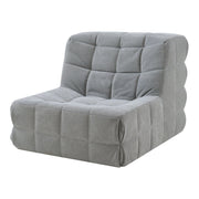 Sedia da pavimento 75 x 90 x 100 cm grigia 03_0009464