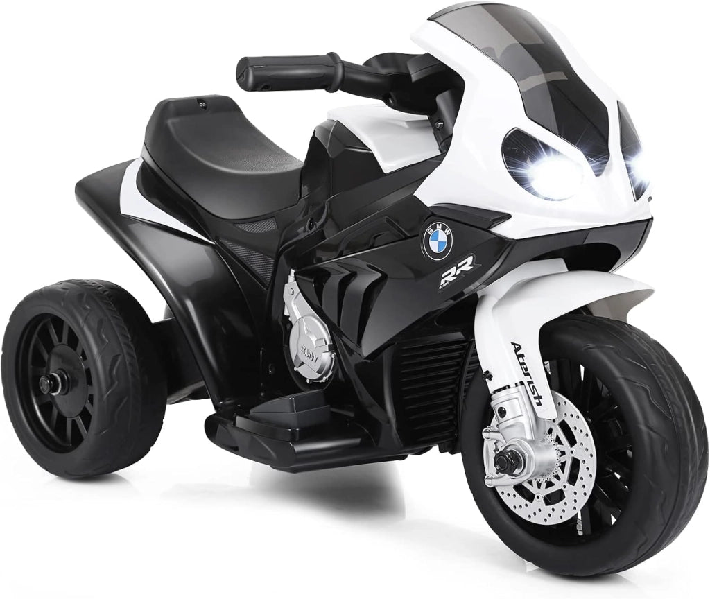 BMW Moto Cavalcabile per Bambini, Moto Giocattolo con Rotelle, Fari, Funzione Musica, Motocicletta a 3 Ruote, Regalo Perfetto per Bambini, 66 x 37 x 44,5 cm (Blu)