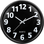 Orologio da Parete - Stile Moderno - Adatto a Ogni Ambiente - 1 Pezzo - Nero