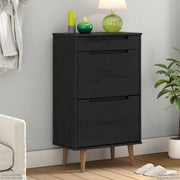 Mobile per scarpe MOLDE 59,5 x 35 x 103 cm Nero 42020941