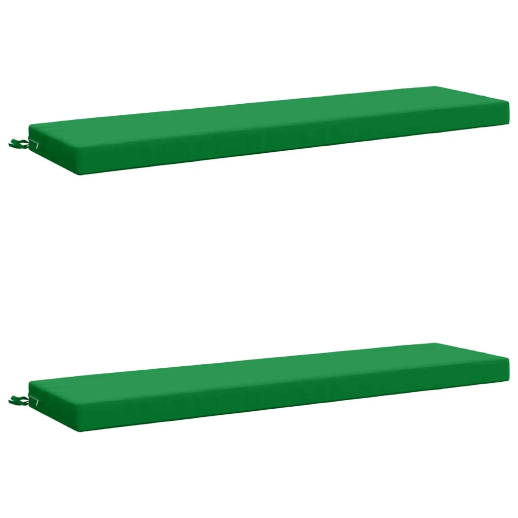 Cuscini per Panchina a 2 Pezzi SOEST 2 pz 100% Poliestere Verde 949933