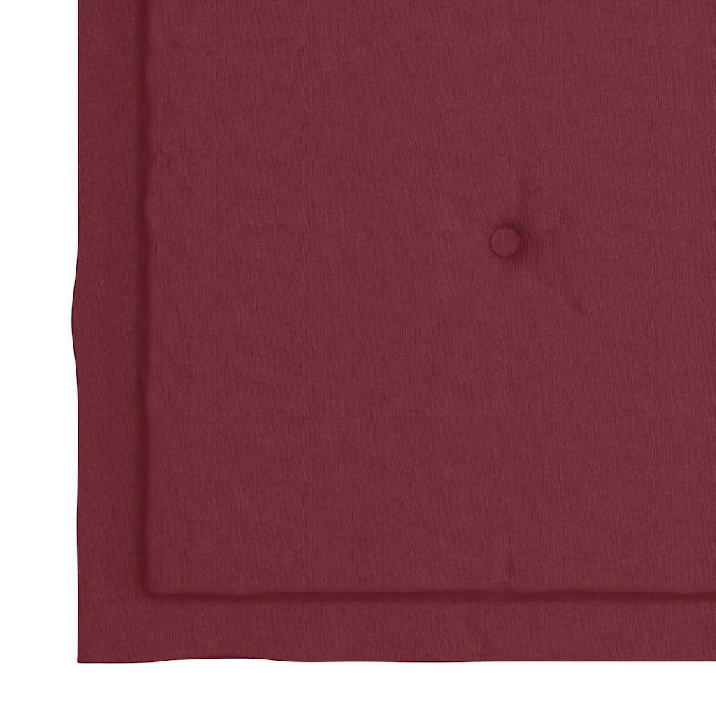 Sedie Giardino con Cuscini Rosso Vino 6 pz Legno Massello Teak 3062550