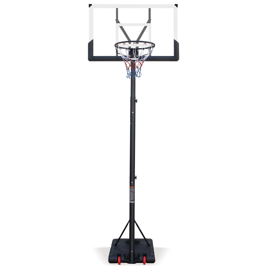 Canestro da pallacanestro regolabile in altezza 174-305 cm con tabellone resistente per ogni età