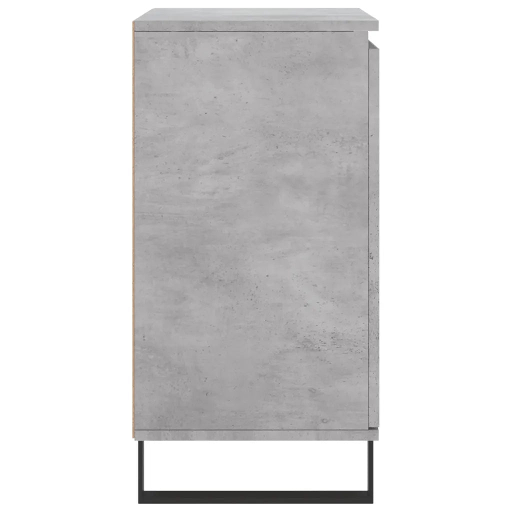Credenza-Buffet-Armadio da cucina Grigio Cemento 60x35x70 cm in Legno Multistrato 491955