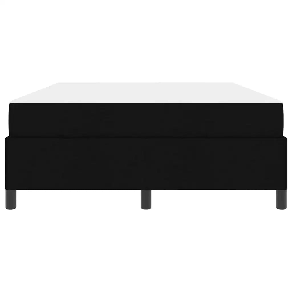 vidaXL Letto a molle Nero e Nero 140 x 190 cm