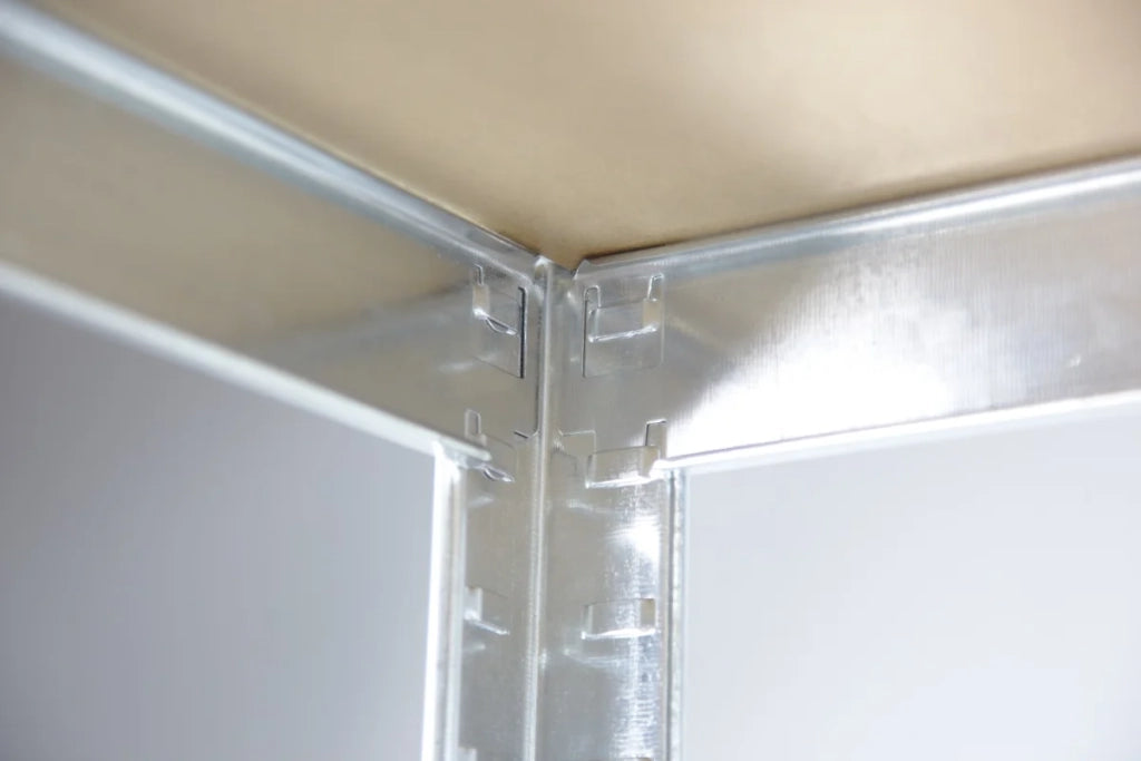 Set di 2 ripiani resistenti 90 x 40 x 180 cm, base in MDF