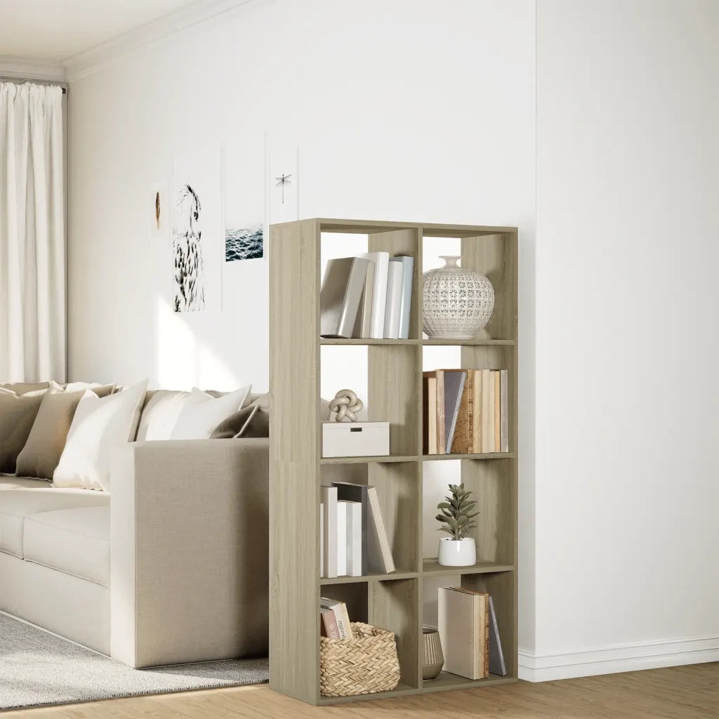 Libreria Divisorio Rovere Sonoma 69,5x29x137,5 cm in Truciolato 858023