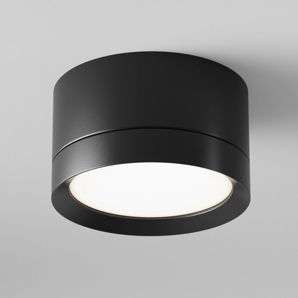 Plafoniera spot da soffitto nera Maytoni HOOP GX53