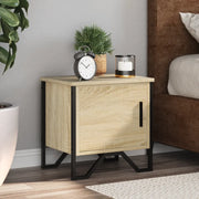 Comodini Rovere Sonoma 2 pz-Set di 2 Tavolino da notte 40x30x40 cm in Legno Multistrato 789600