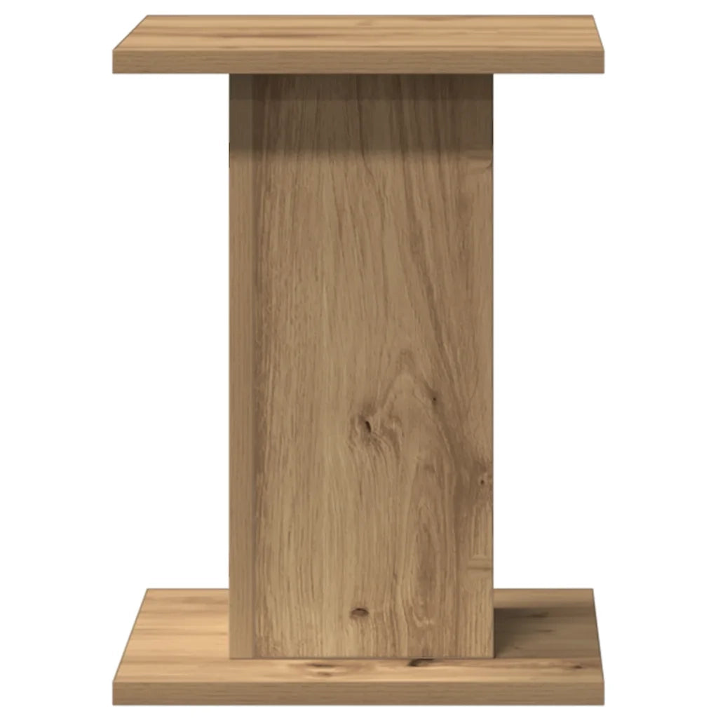 Supporti Altoparlanti 2 pz Rovere 30x30x40 cm in Multistrato 852653