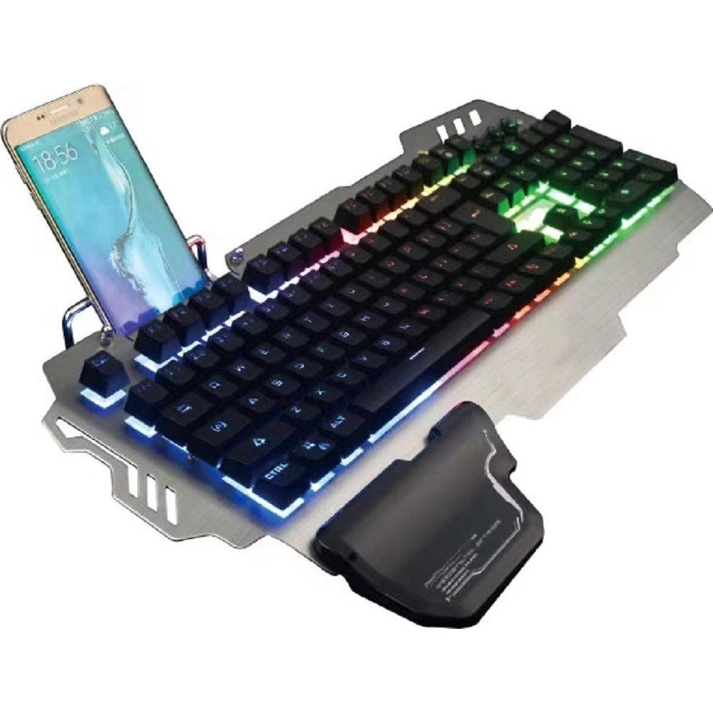 Trade Shop - Tastiera Da Gioco Cablata Usb Con Retroilluminazione Rgb Design Ergonomico K55 -
