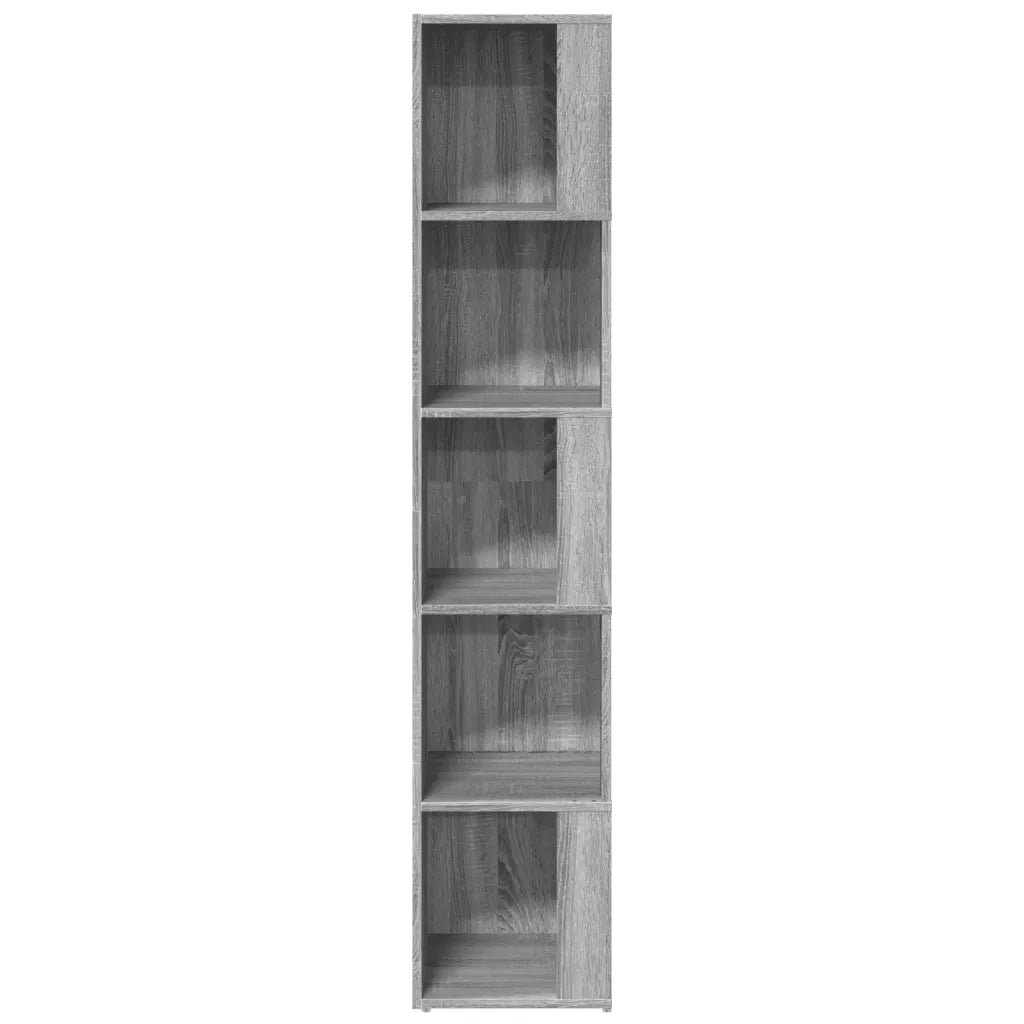 Scaffale Angolare Grigio Sonoma 33x33x164,5cm Legno Multistrato 816027