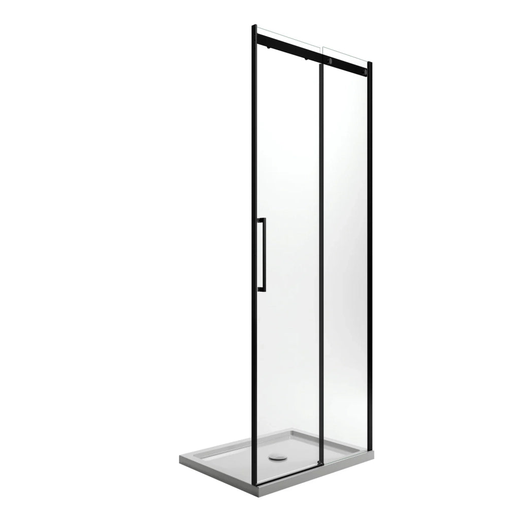 Porta Doccia 140 CM 198 CM Vetro Trasparente 8 MM Versione Destra con Easy-Clean mod. Prime Bla