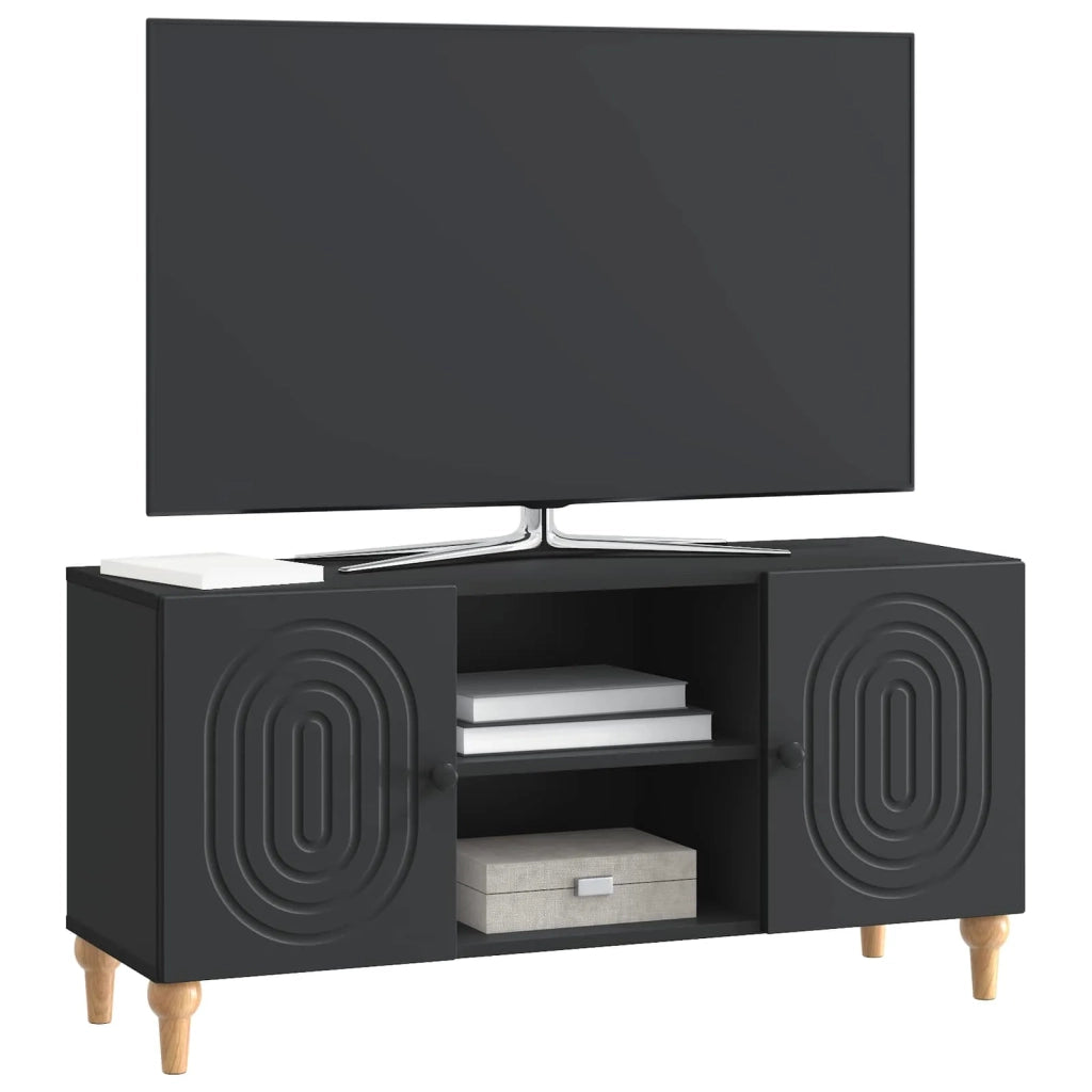 Mobile TV Nero 102 x 34,5 x 50 cm Legno ingegnerizzato 894236