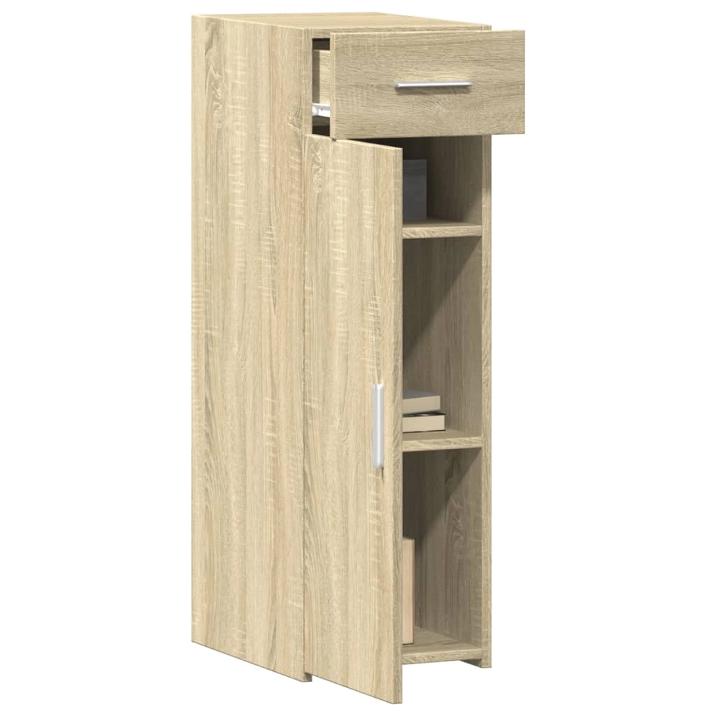 Buffet credenza cassettiera armadio mobile contenitore organizer cucina soggiorno rovere Sonoma 30 x 42,5 x 93 cm legno ingegnerizzato marrone 02_0031504