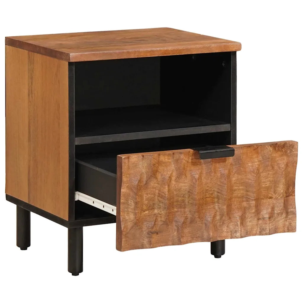 Armadio da Notte con cassetto Marrone 40 x 33 x 46 cm