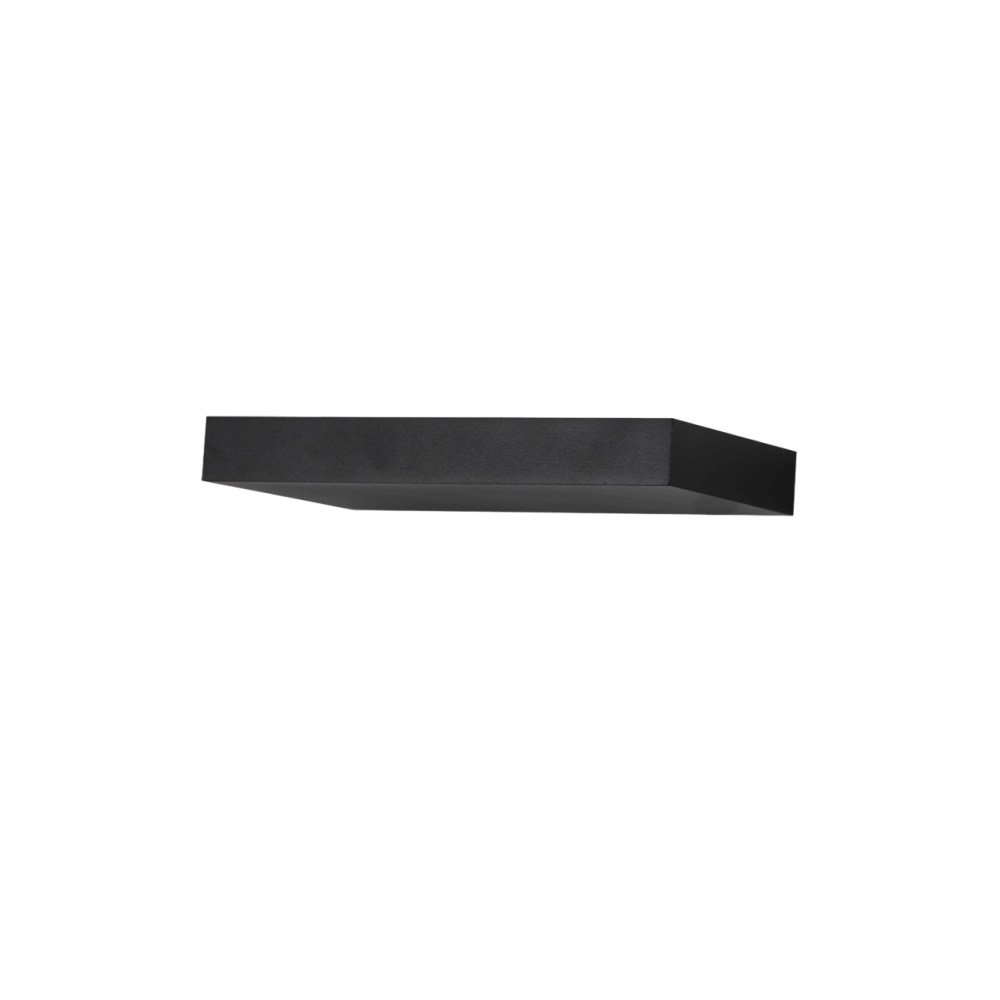 Guia - Applique da parete a LED in alluminio Fabas Luce - Led integrato IP20 Nera - 24 cm