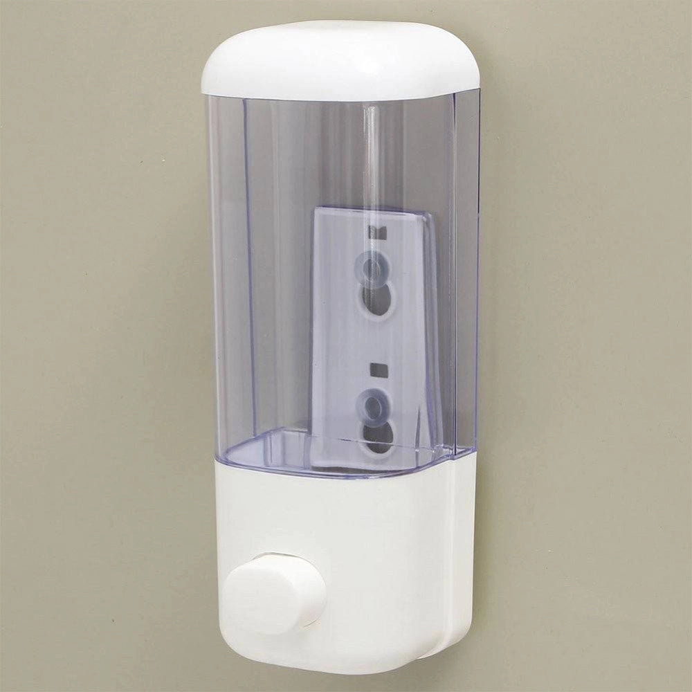 Trade Shop - Dispenser Per Gel Igienizzante Mani A Muro Con Ricarica Inclusa Da 1000ml 1 Lt -