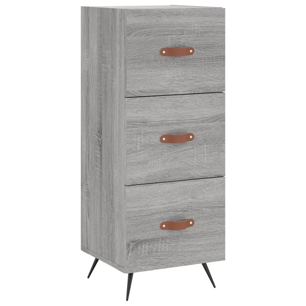Credenza Grigio Sonoma 34,5x34x90 cm in Legno Multistratocod mxl 105324