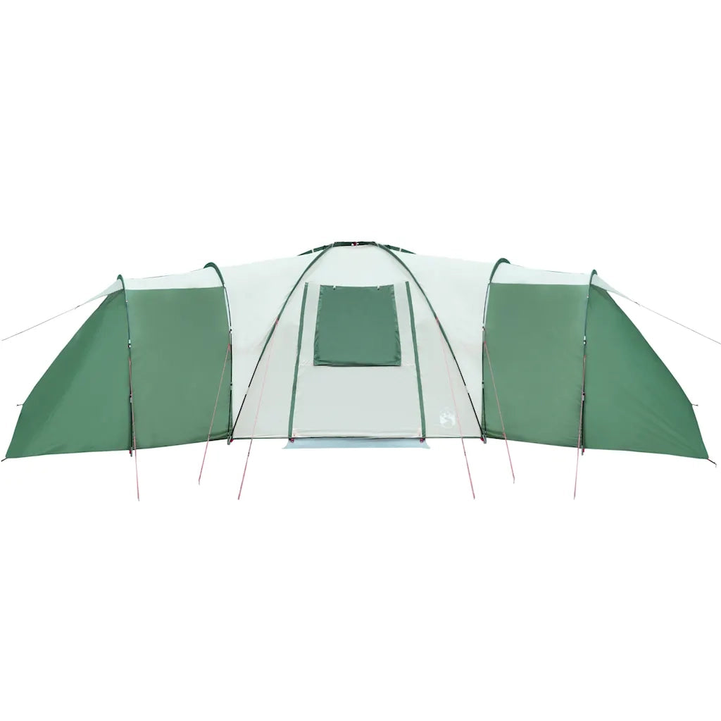 Tenda da Campeggio a Cupola per 12 Persone Verde Impermeabile 94346