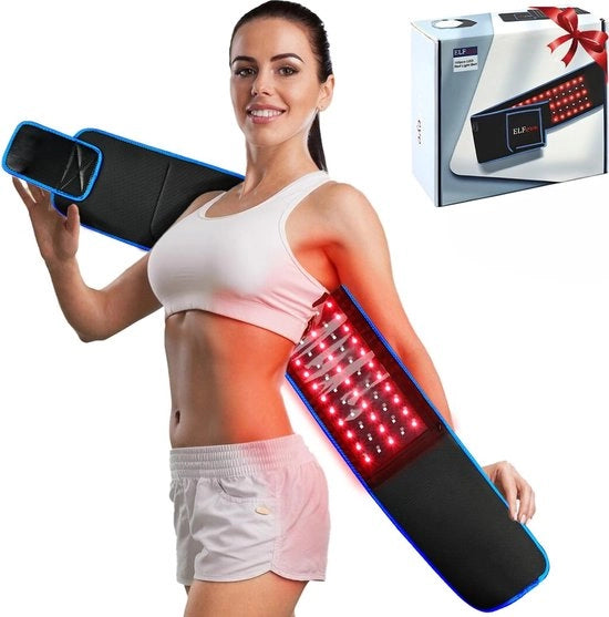 Lampriem Infrarosso 660nm Terapia con Luce Rossa 850nm per Alleviare Dolore Articolare e Lombaro con Timer Regolabile