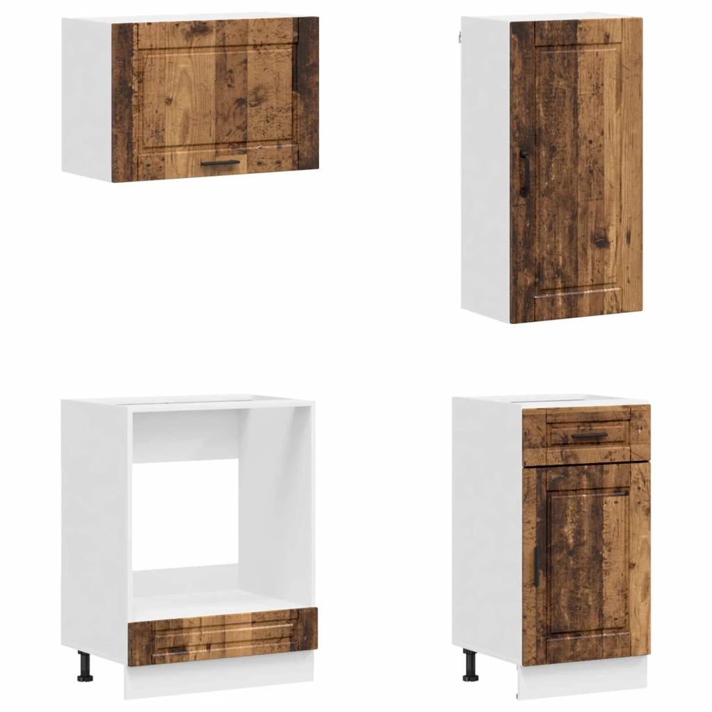 Unità Cucina PORTO 8 pcs Legno antico Legno ingegnerizzato 3438181