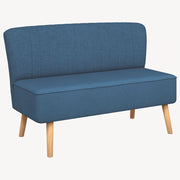 Divano | Divano da soggiorno | Sofa in Tessuto 117x55,5x77 cm Blu