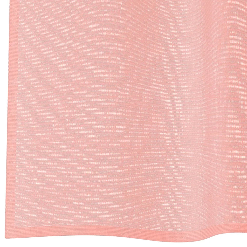 vidaXL Tende in Voile con Passanti 2 pz Rosa 140x175 cm